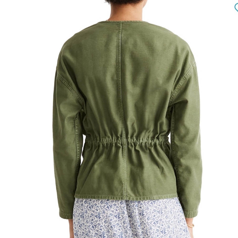 Madewell army green utility jacket size small - Picture 3 of 10